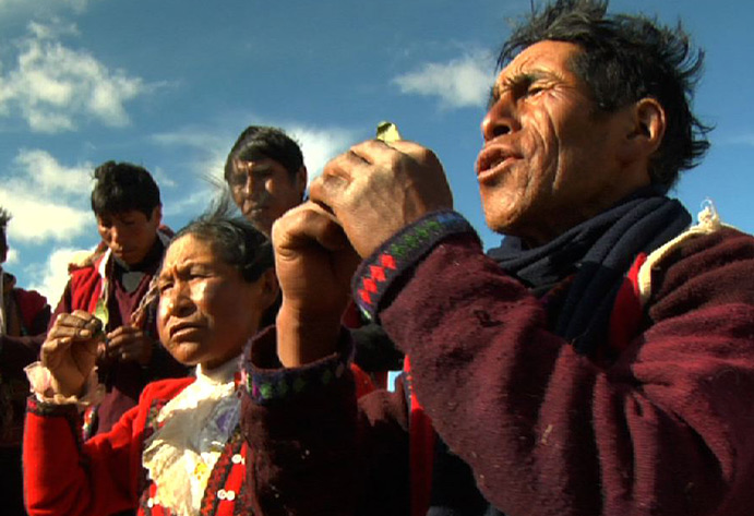 Ancianos de la comunidad Chawaytiri