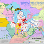 Tree quarantine map