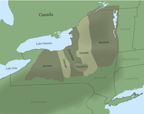 Map of New York area c. 1730