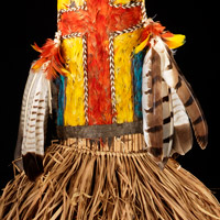 Karajá <em>ijasò</em> mask & rattles