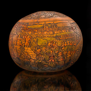 Carved gourd