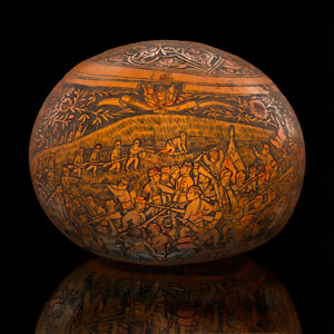 Carved gourd