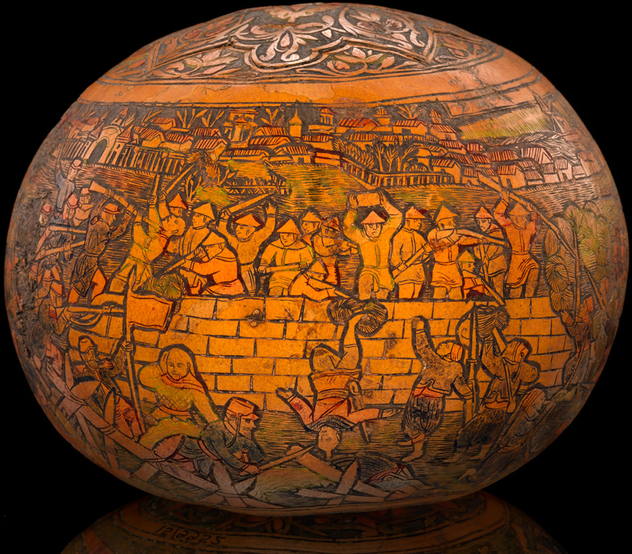 Carved gourd