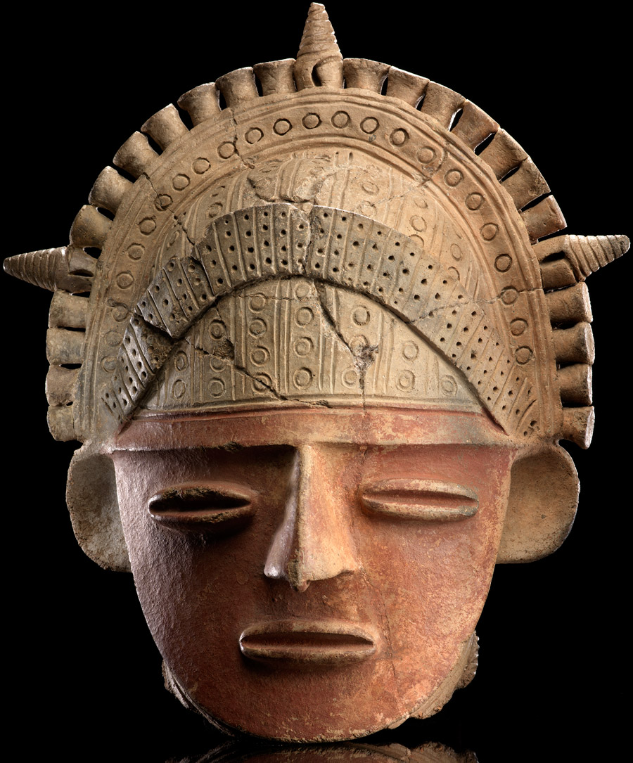 Muisca ceramic head