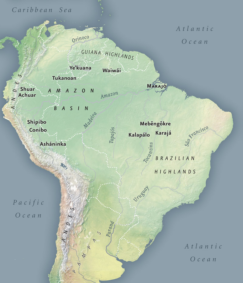 Map of the Amazon