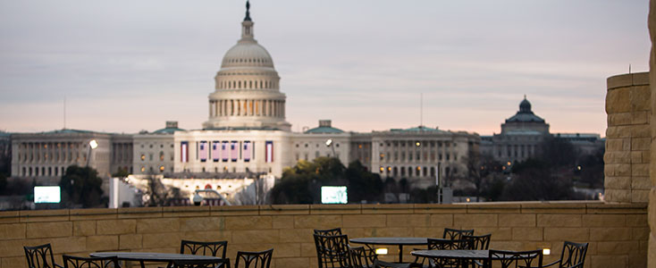 view from Inouye Terrace, DC