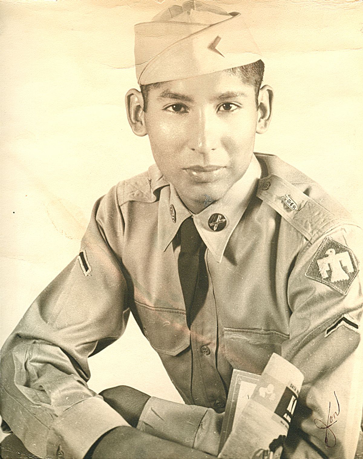 John Emhoolah in uniform