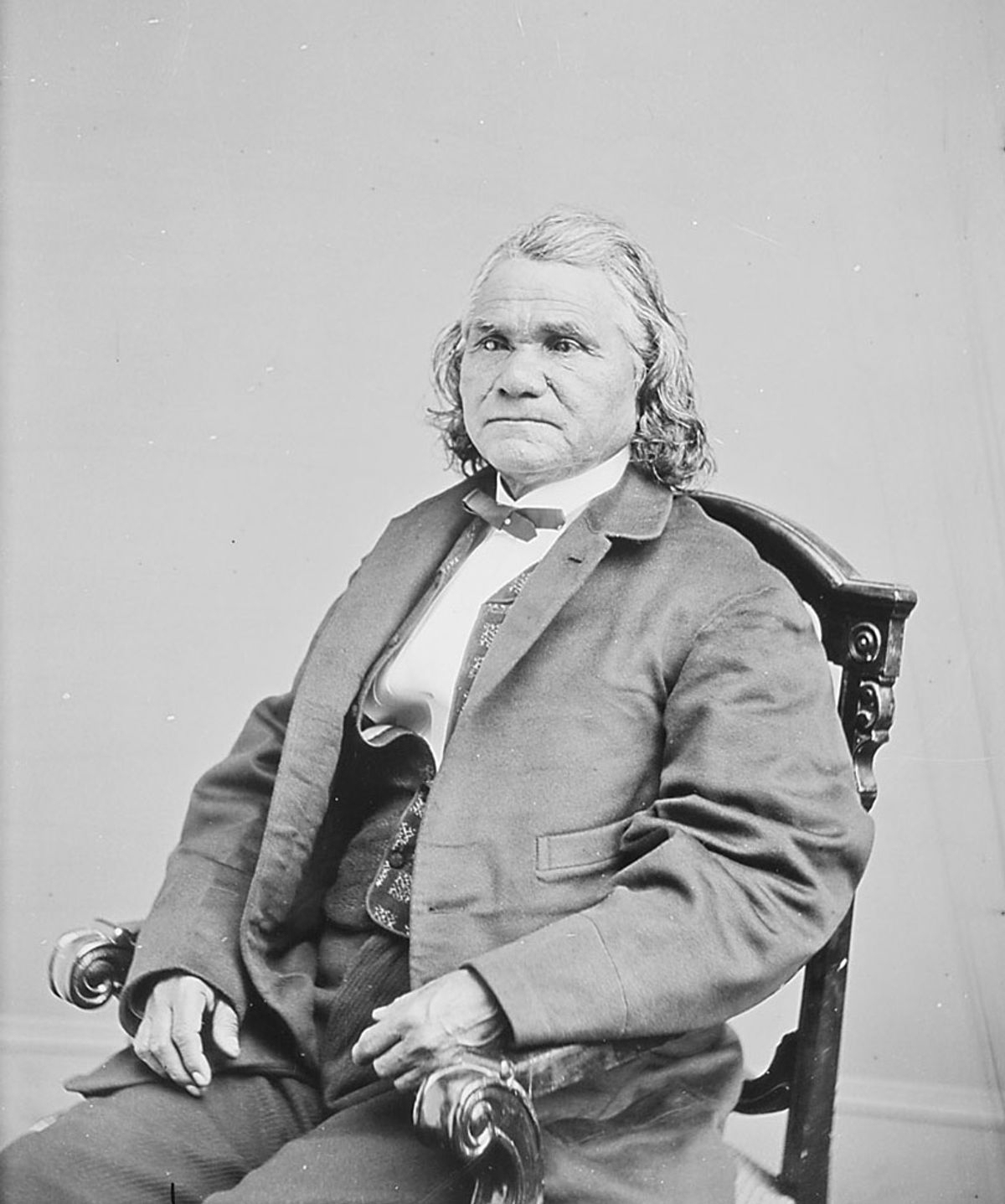 Chief of the Confederate-aligned Cherokee and Brigadier General Stand Watie